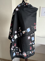 Load image into Gallery viewer, Waikindy Navy shawl
