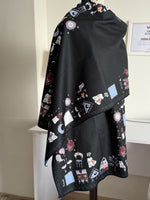 Load image into Gallery viewer, Waikindy Navy shawl
