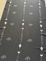 Load image into Gallery viewer, Black and white Nubian Patterns scarf
