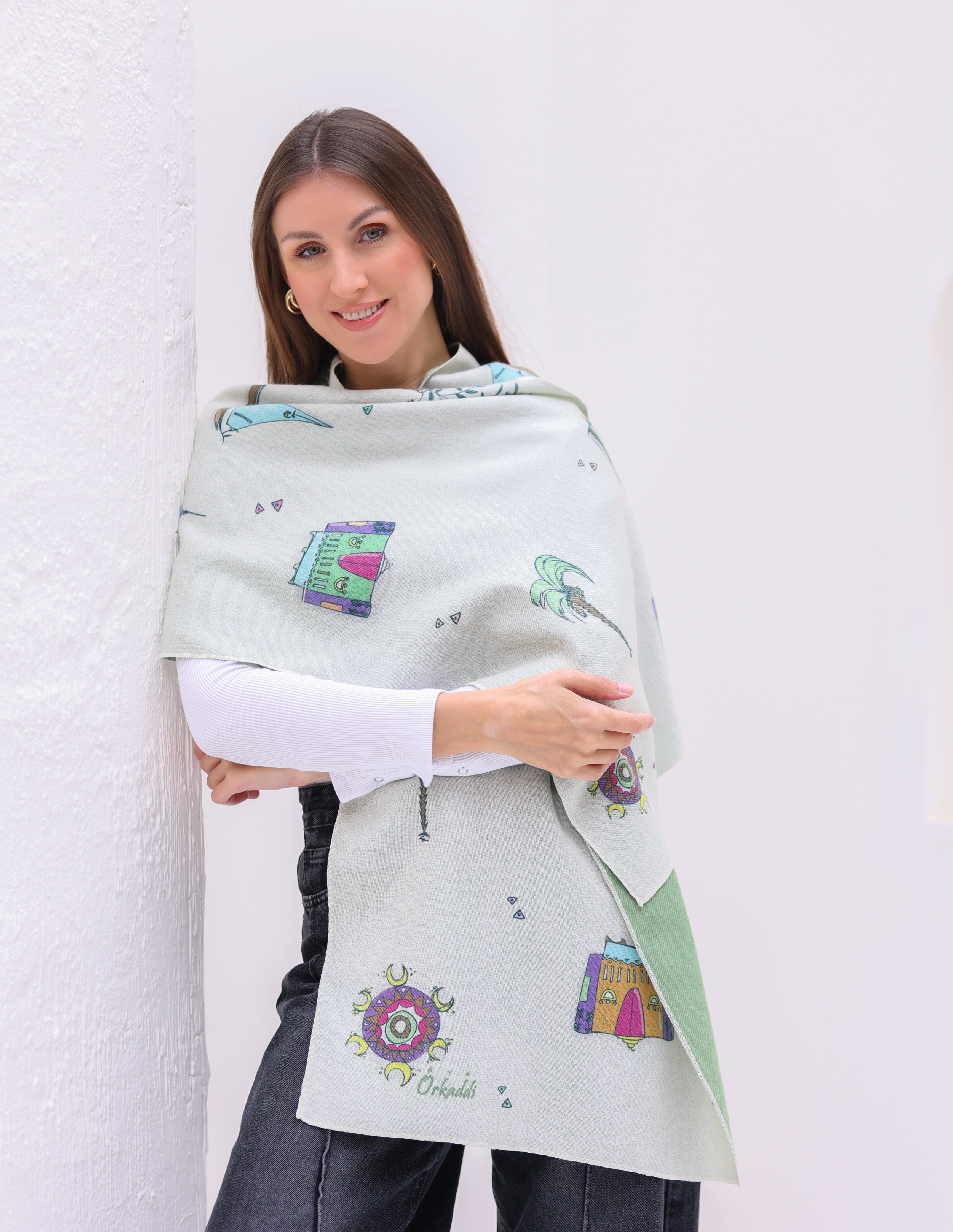 Glimpse of Nubia Shawl