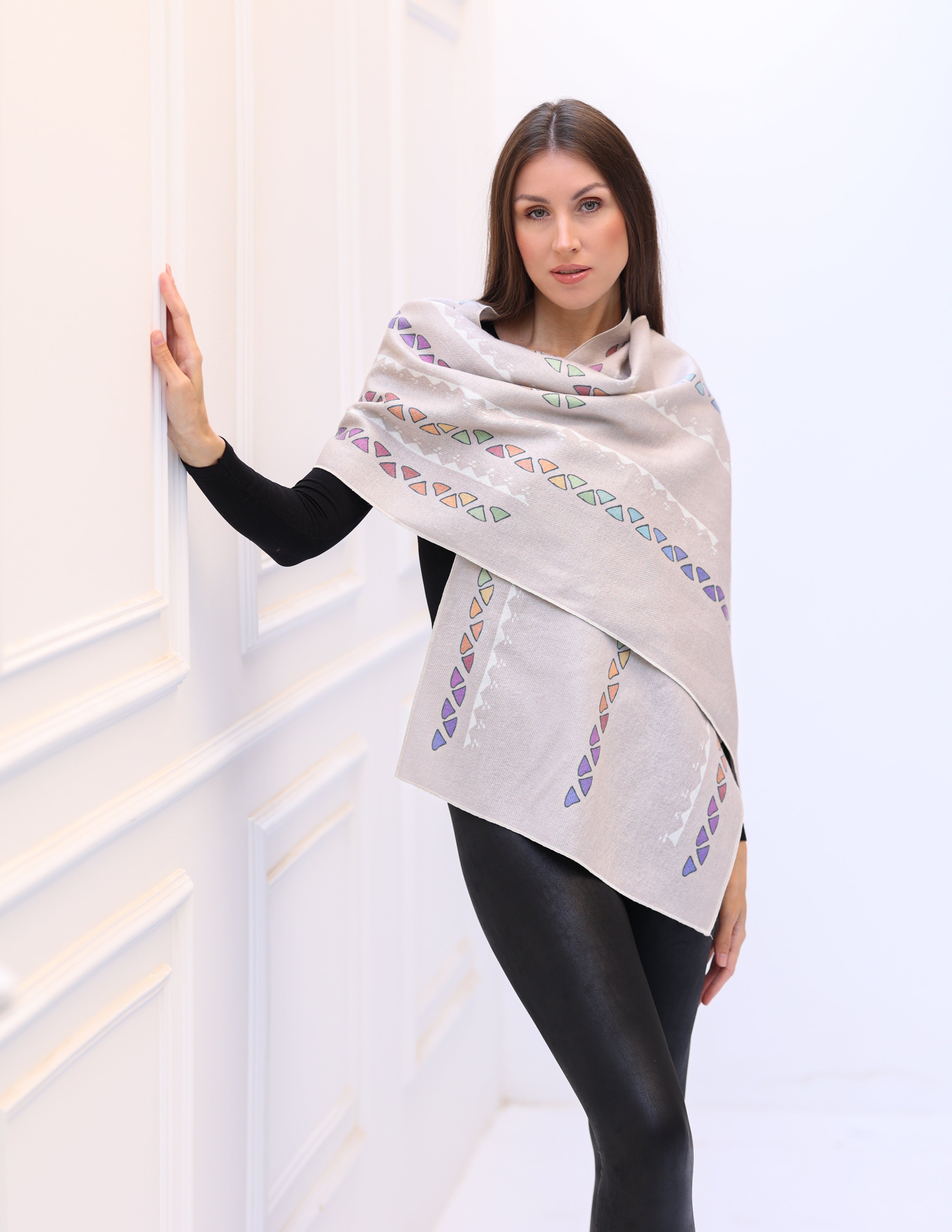 Nubian Triangles Shawl