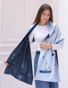Boats Shawl