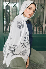Load image into Gallery viewer, Palm Paradise Scarf
