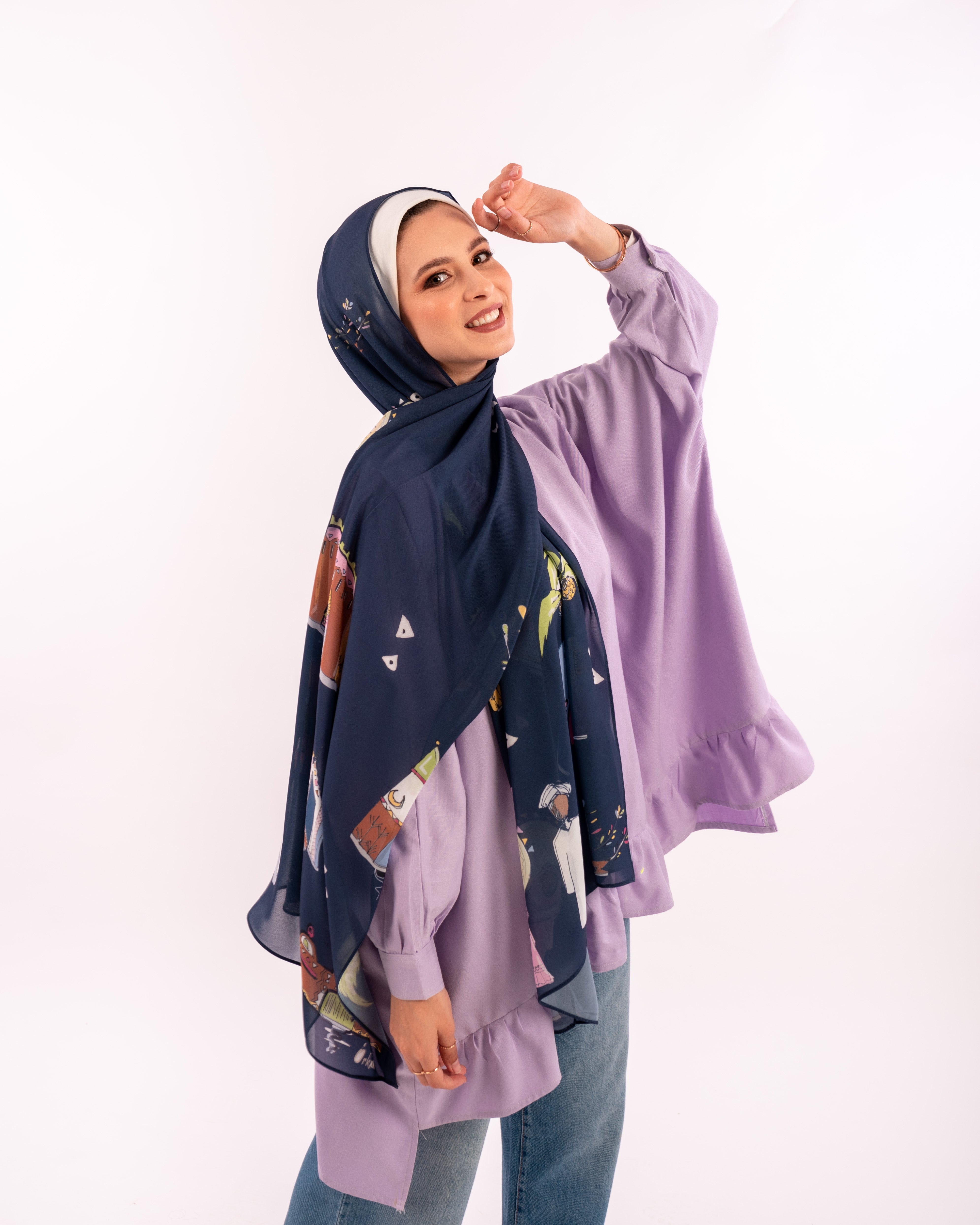 Tales of Hertiage Scarf Navy