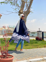Load image into Gallery viewer, Nakheel Black &amp;white kimono
