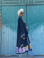 Load image into Gallery viewer, Boyoot Nubia kimono in black
