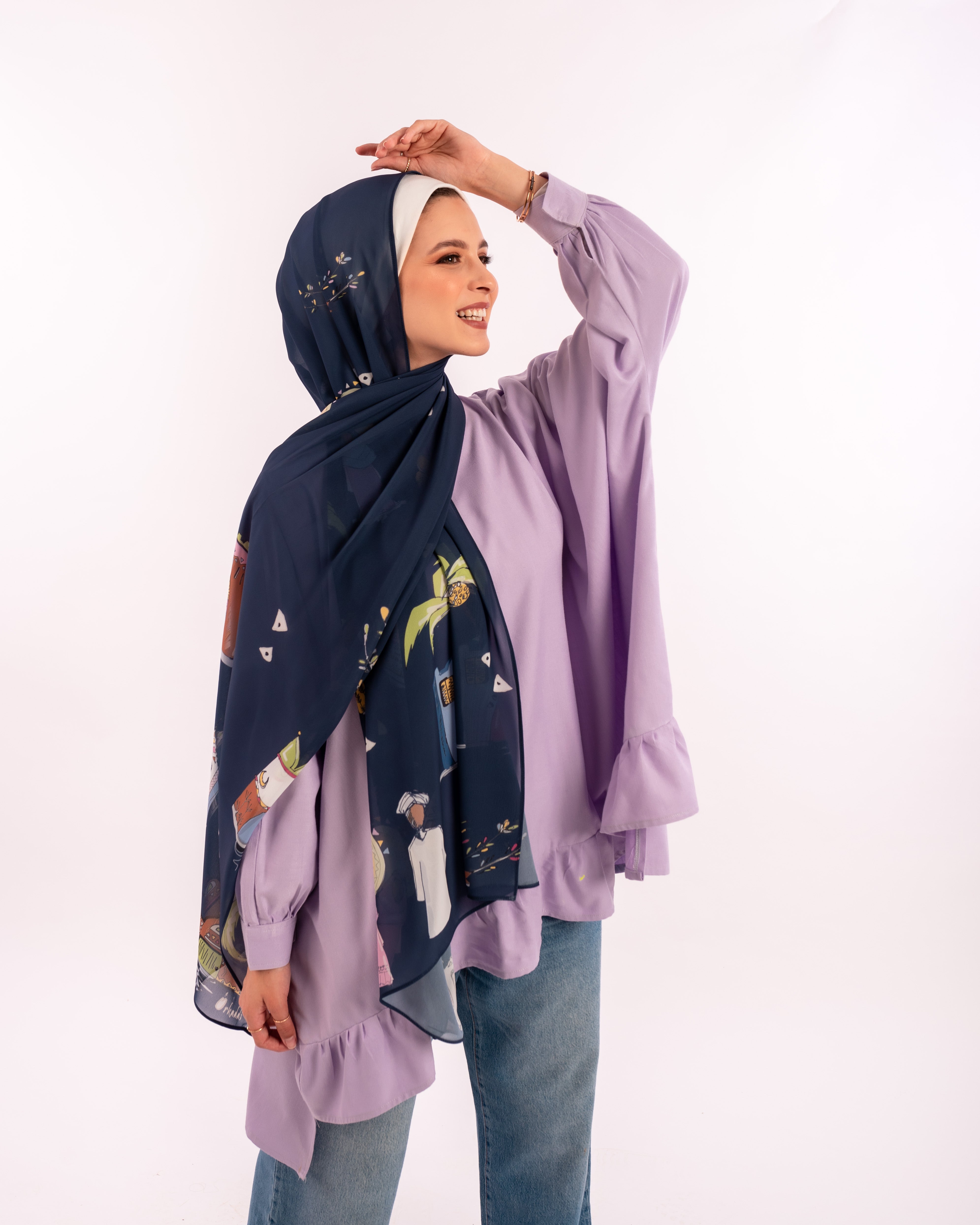 Tales of Hertiage Scarf Navy